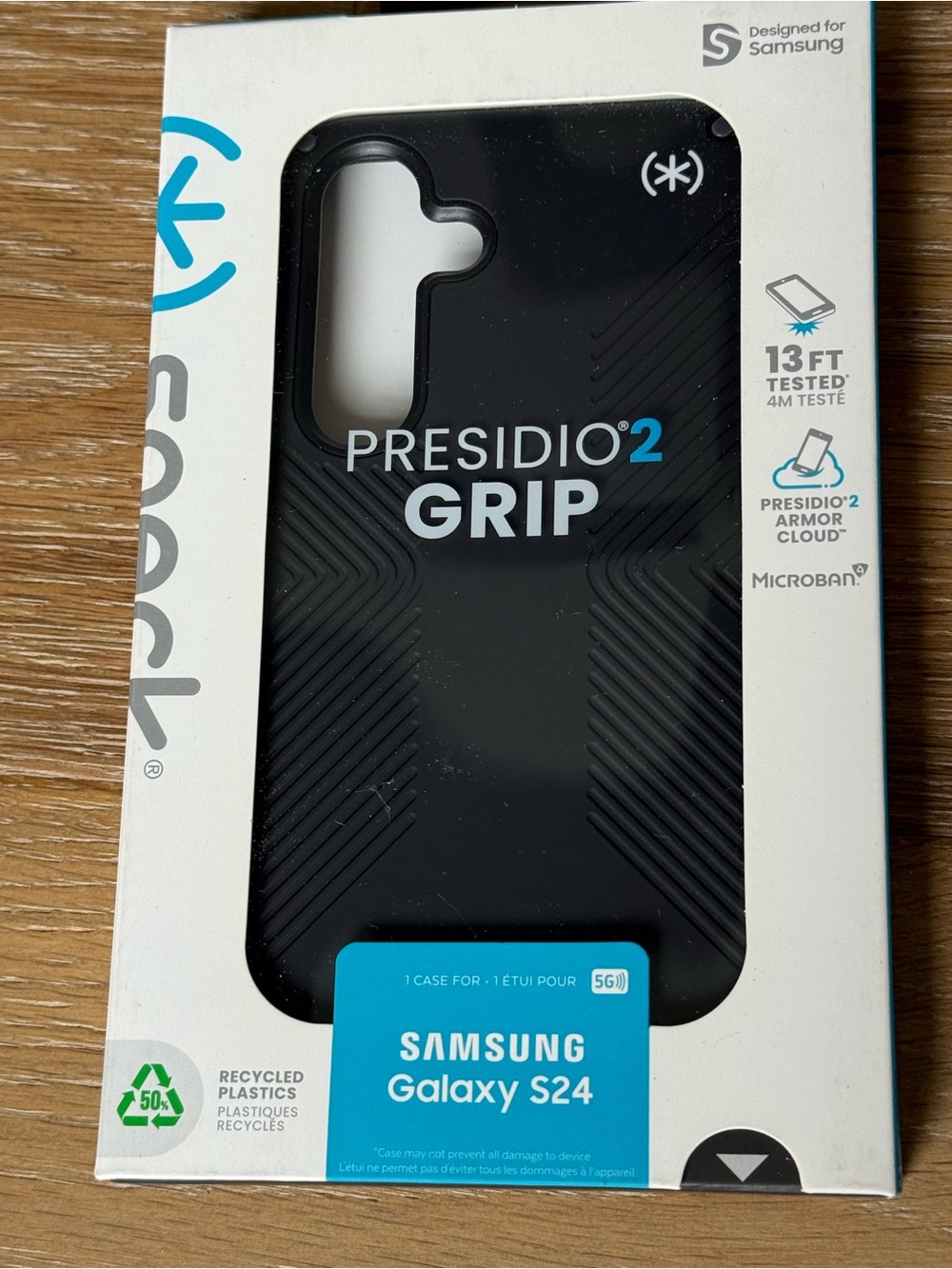 New Speck Presidio2 Grip Case for Samsung Galaxy S24 Black